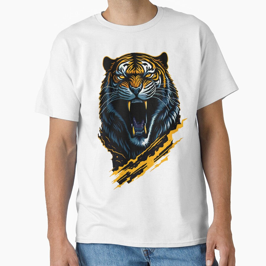 Tiger Art Portrait by Xhevahir