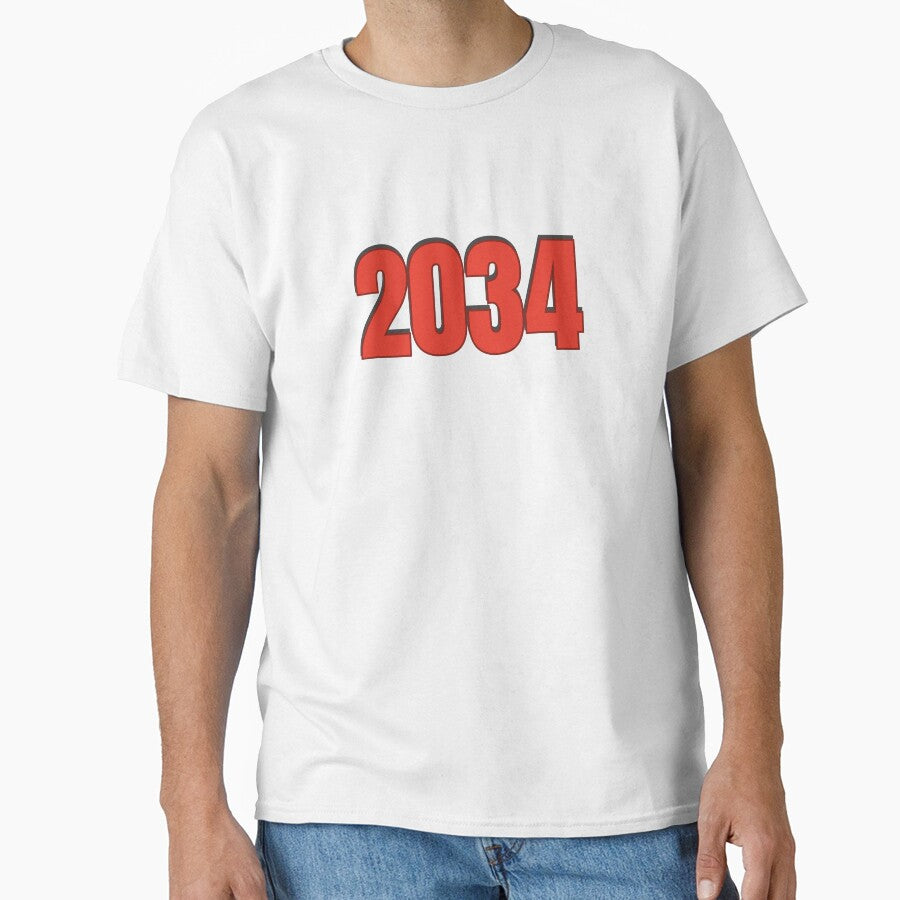 2034 year Number Date Typography by Rasheedaholik