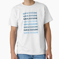Gratitude Blue Repeating Gradient Word by NinniSilver