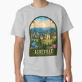 Asheville Vintage Travel Illustration by HomeLivingCo
