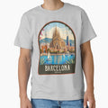 Barcelona Vintage Travel Illustration by HomeLivingCo