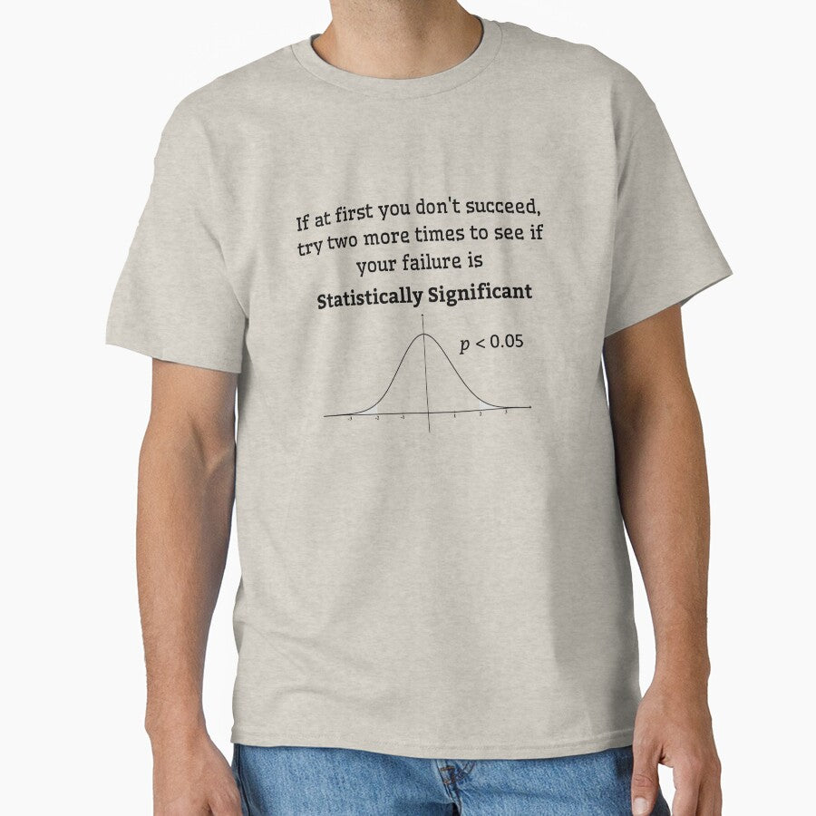 Statistics Bell Curve Joke by CounselorsRUs