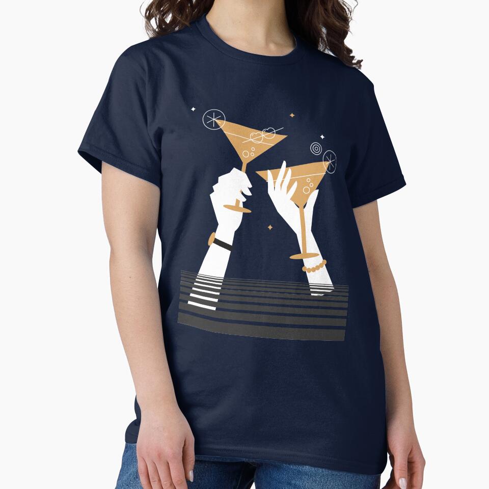 Happy New Year's Toast T-Shirt by No Limits T-Shirts