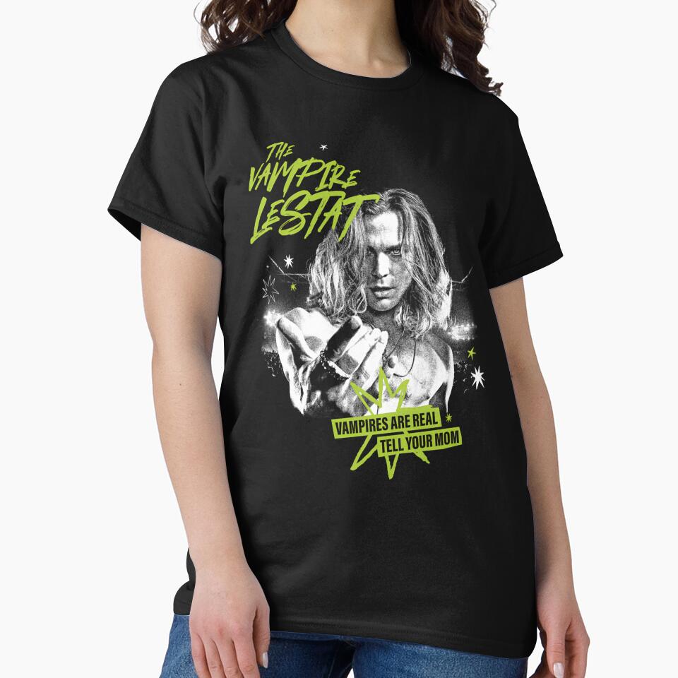 The Vampire Lestat Tour Merch Portrait Vampires Are Real Tell Your Mom by JacobVarghese