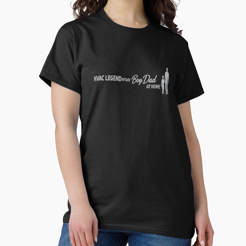 HVAC Legend by Day Boy Dad at Home - HVAC Technician Father Gift by FrozenHeat97