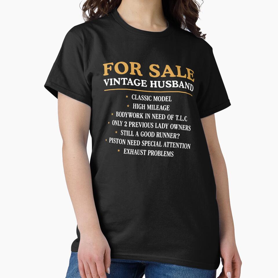 For Sale Vintage Husband Funny by suhairee-studio