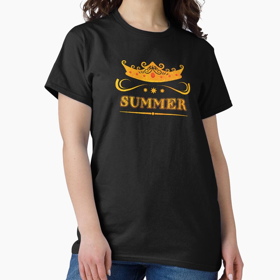 Summer Personalized Name With Crown - Cool & Custom Gift for Girls, Teens by Oussinc
