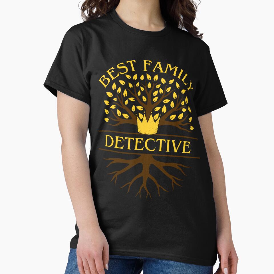 Best Family Detective Genealogy Aunt Gift by DreamLayerStudio