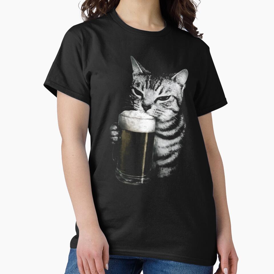 Cat drinking beer y2k by LiuTiuuu