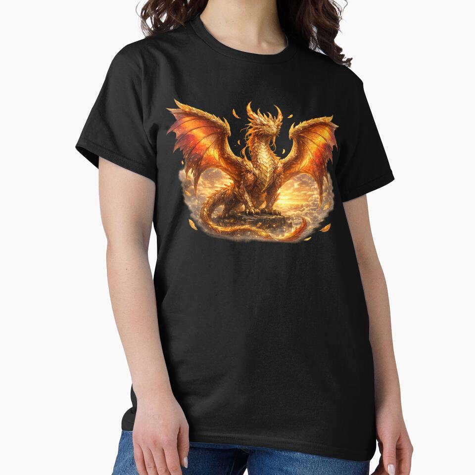 Golden Dusk Dragon by ESSClothing