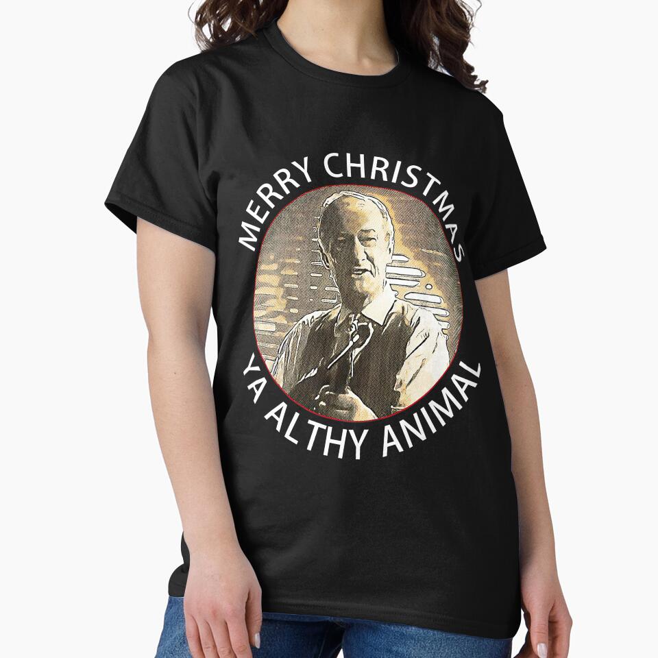 Merry Christmas ya Filthy animal Movie T Shirt by KyLuong