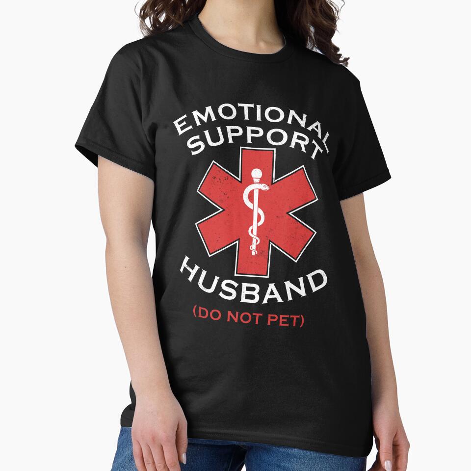 Emotional Support Husband Do Not Pet Funny by nosu-art-pod