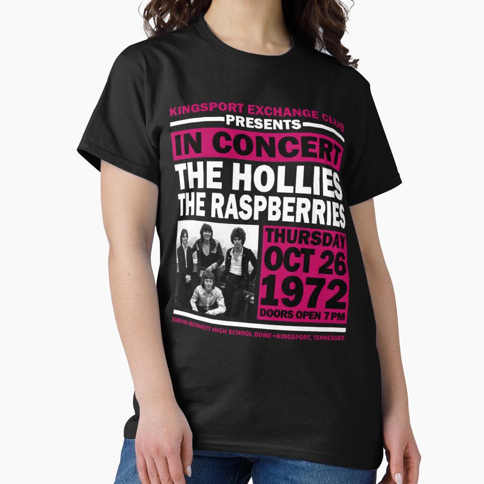 Power Pop Concert Poster Kingsport Exchange Club In Concert The Holles The Raspberries by jaddom