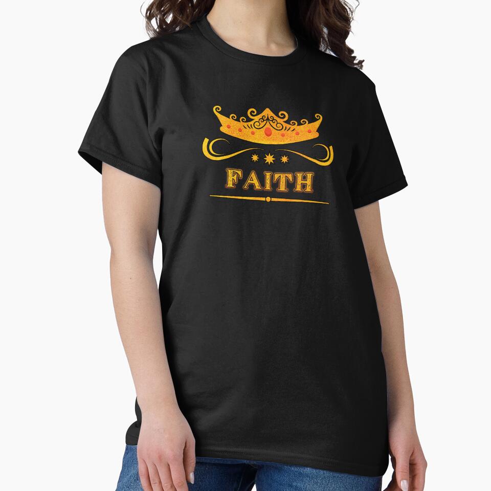 Faith Personalized Name With Crown - Cool & Custom Gift for Girls, Teens by Oussinc