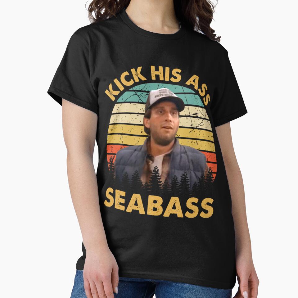 Gifts Idea Kick His Ass Seabass Vintage by HarleyTodd