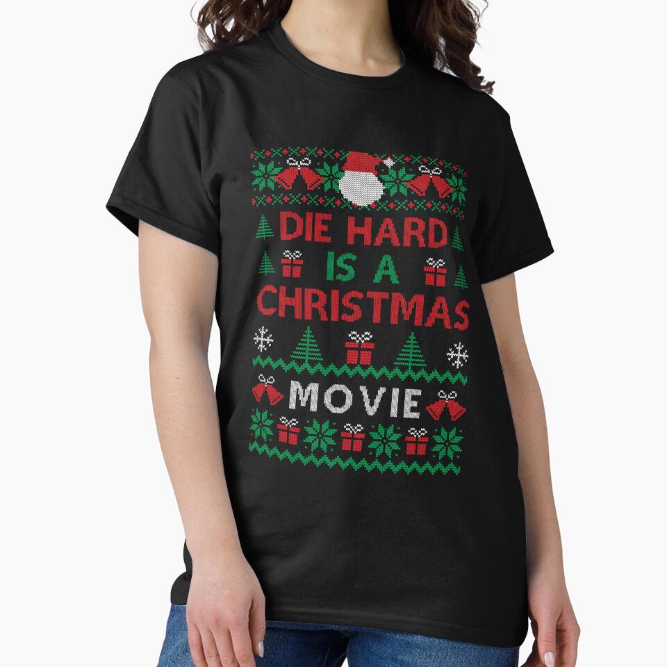 die hard is a christmas movie jumper by CreativeTag