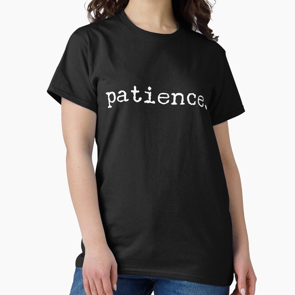 Patience - Motivational Words by texteestore