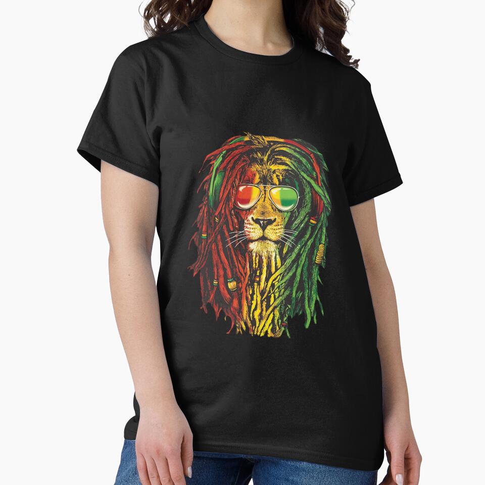 Rasta Lion Art for Reggae Lover by MYZAK HRM