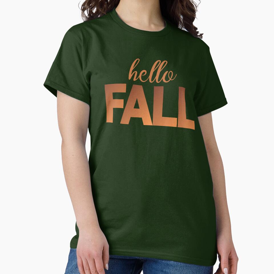 Hello Fall - Fall Vibes - Autumn Season by stylishdzign