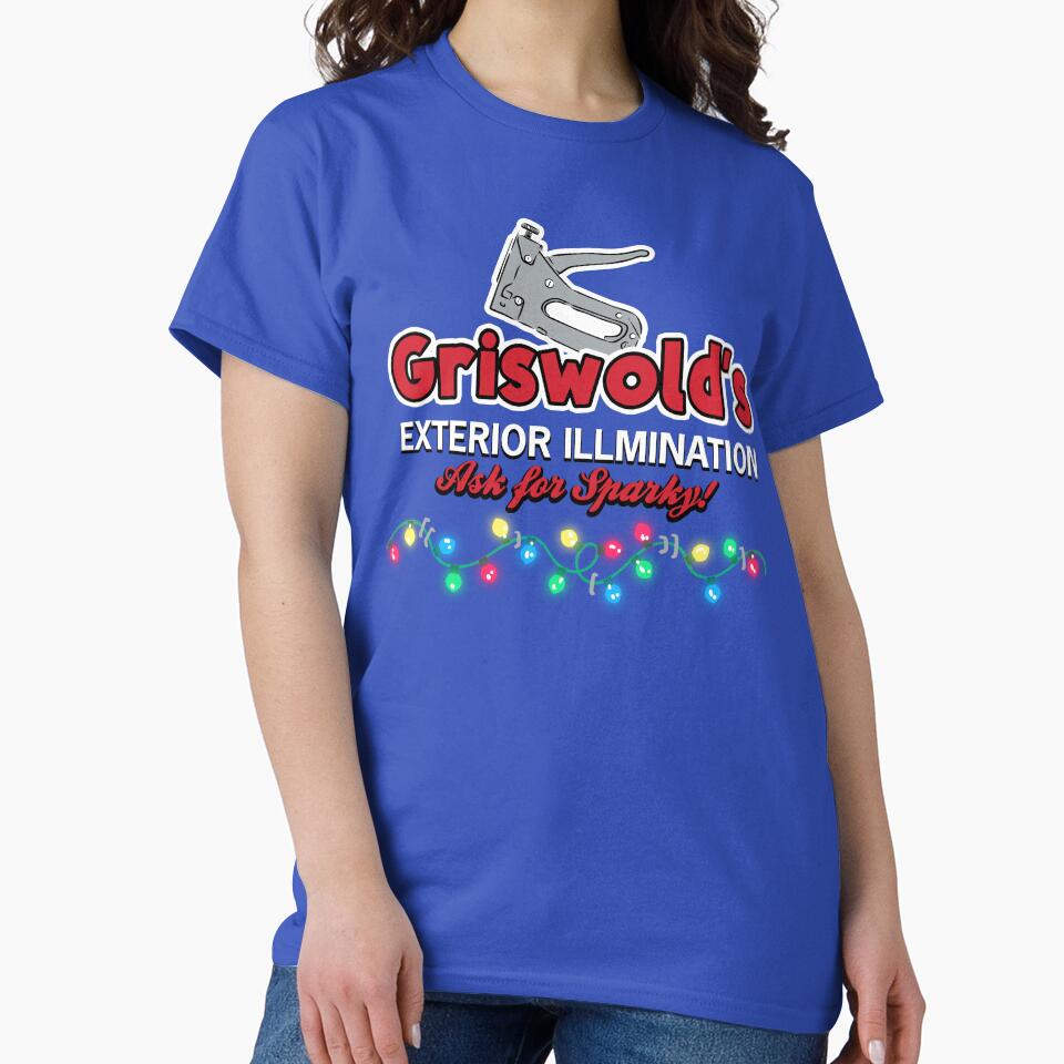 Griswold Holiday Lights Fun Tee by alyssomalir