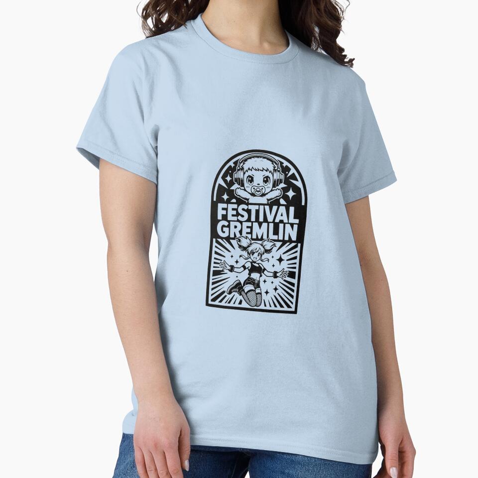 Festival gremlin logo neon green rave trinket by FestDrip