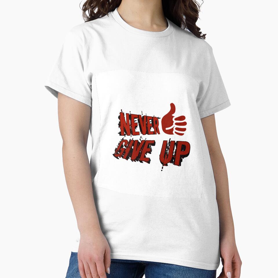 Never Give Up Thumbs up by Hadebest-Design