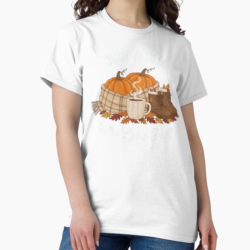 Fall Lover Just a Girl Who Loves Fall Womens Fall by faridman