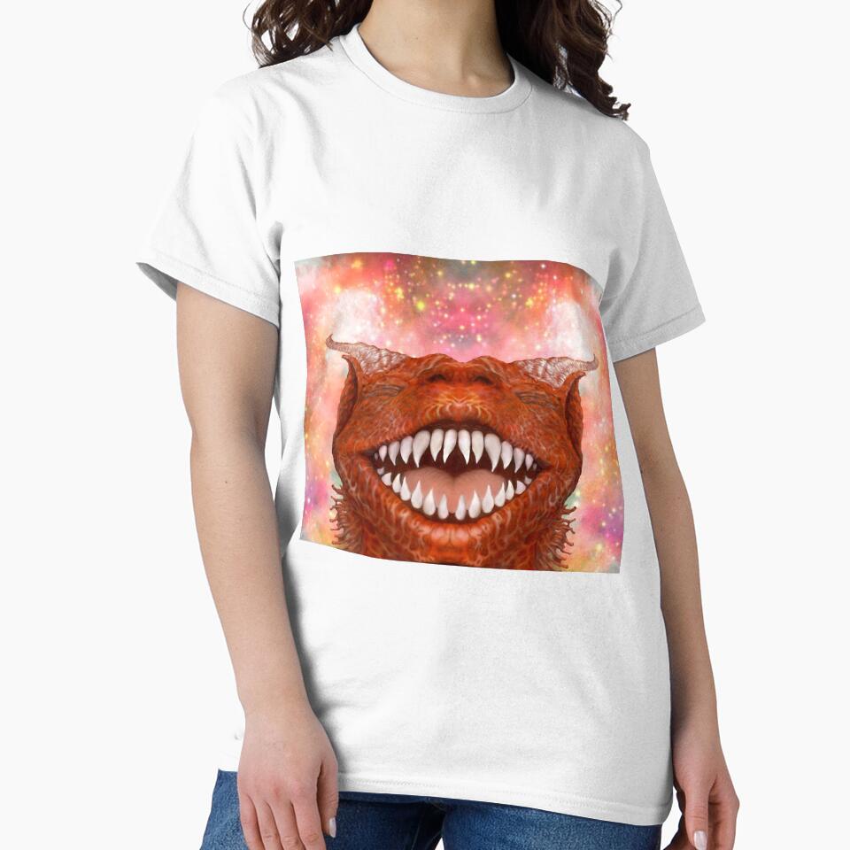 Red Laughing Horned Dragon by sodsworld