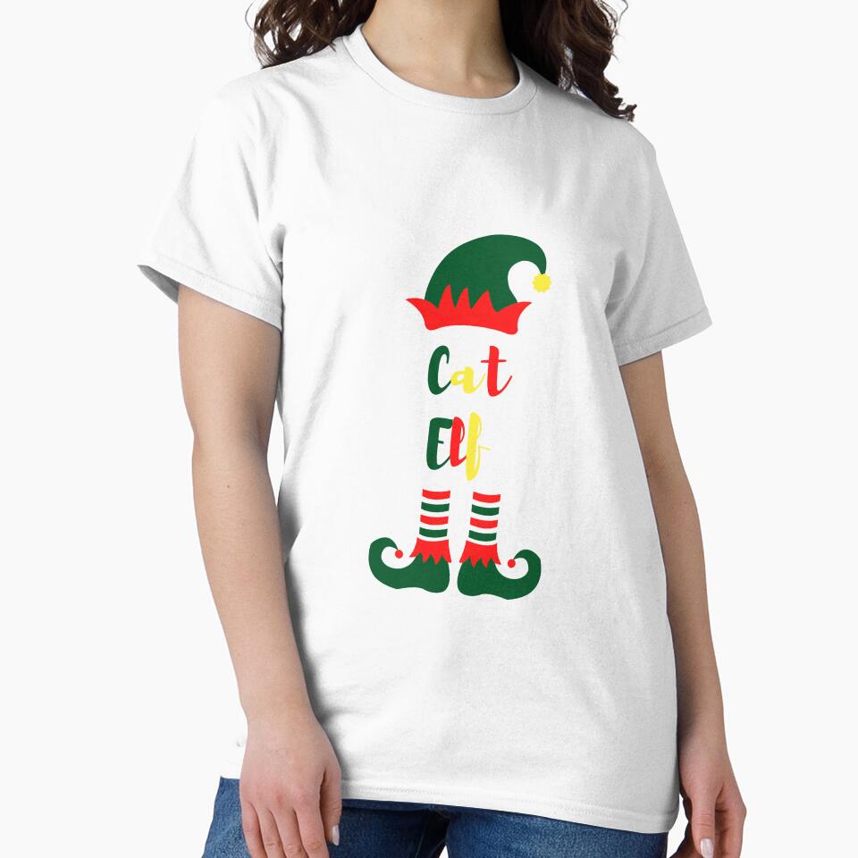 Cat Elf, Funny Christmas matching family group, Willow Days by avit1
