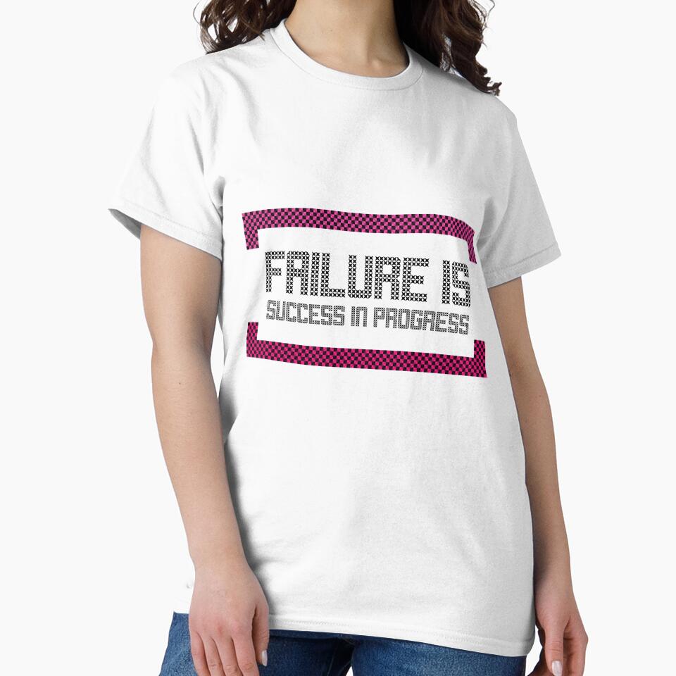 FAILURE IS SUCCESS IN PROGRESS. MOTIVATIONAL QUOTE STICKER by SuccessfulVibes