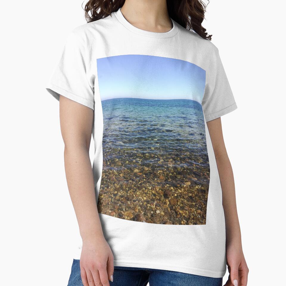 Pebbly beach photograph by esvb