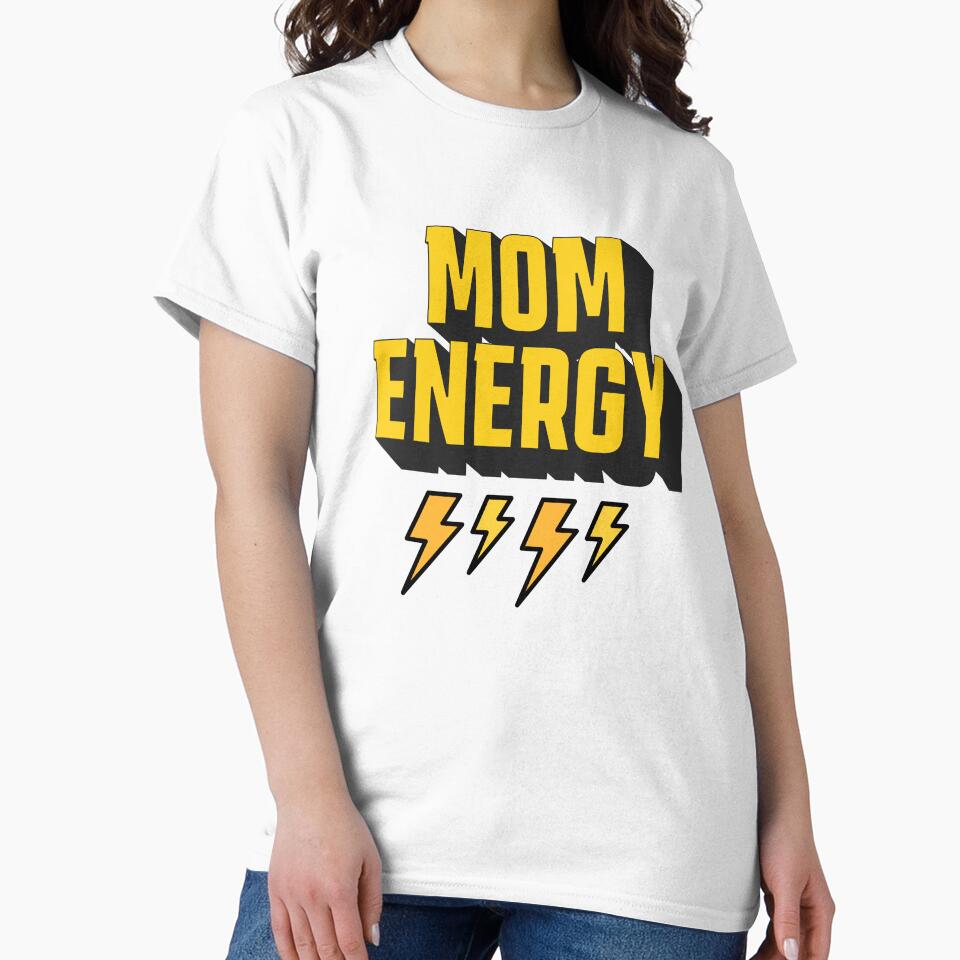Mom Energy Bold Graphic Statement Gift by Patina & Pixel