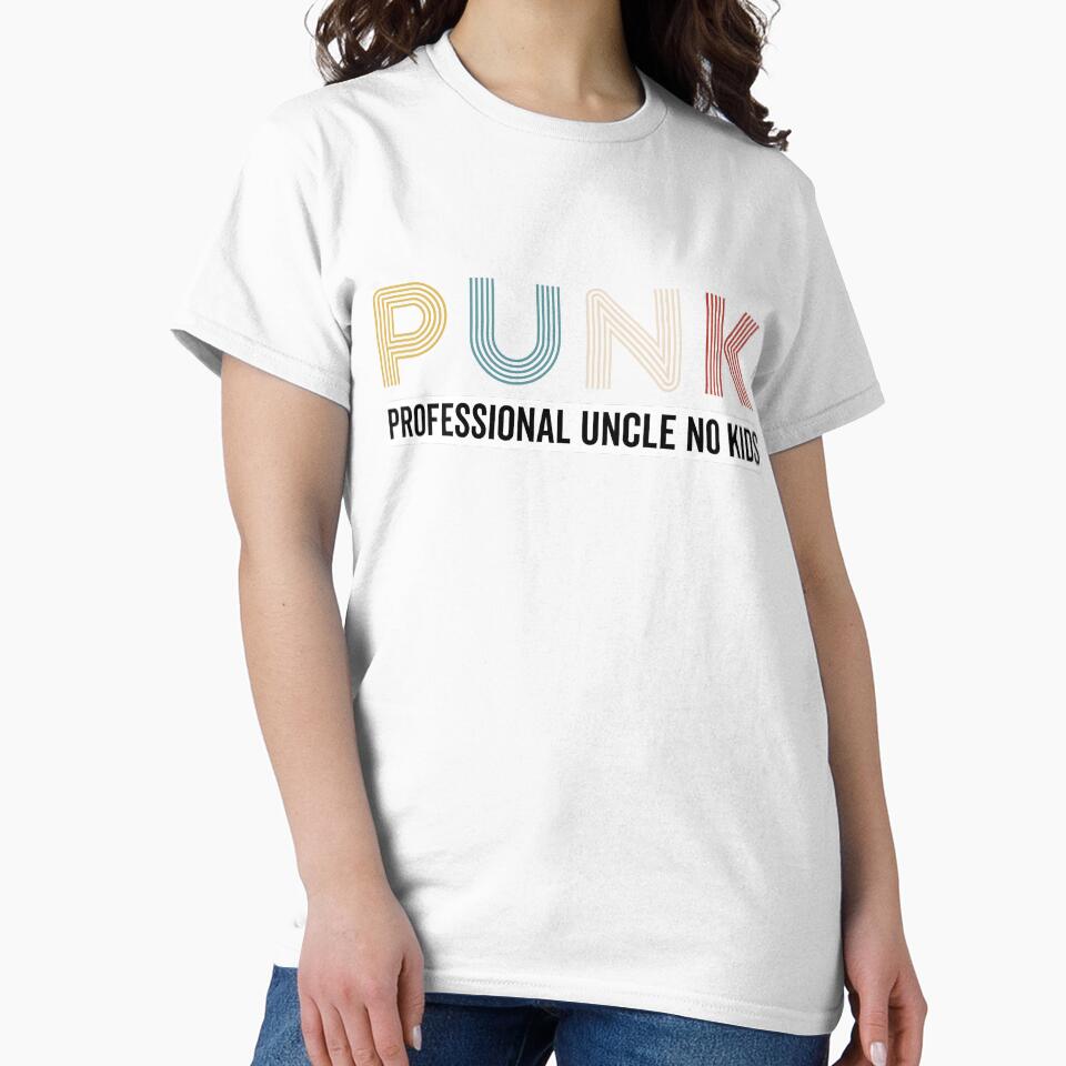 Punk Professional Uncle No Kids Vintage Family Uncles by clothesy7