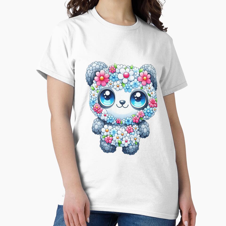 Flower Panda 1 by PANDALOVEART