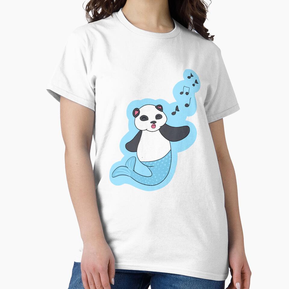 Mermaid Panda by HugSomeNettles