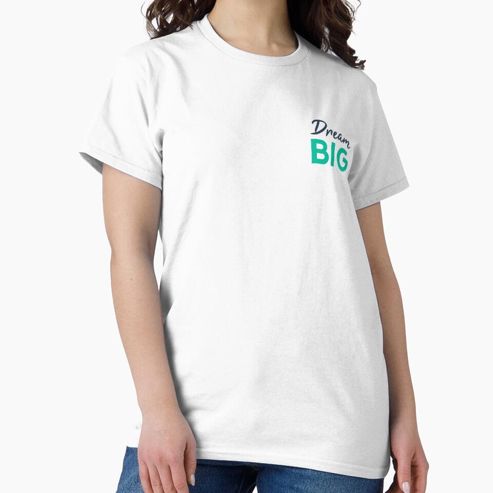 Dream Big (Navy & Teal) by PopPrints