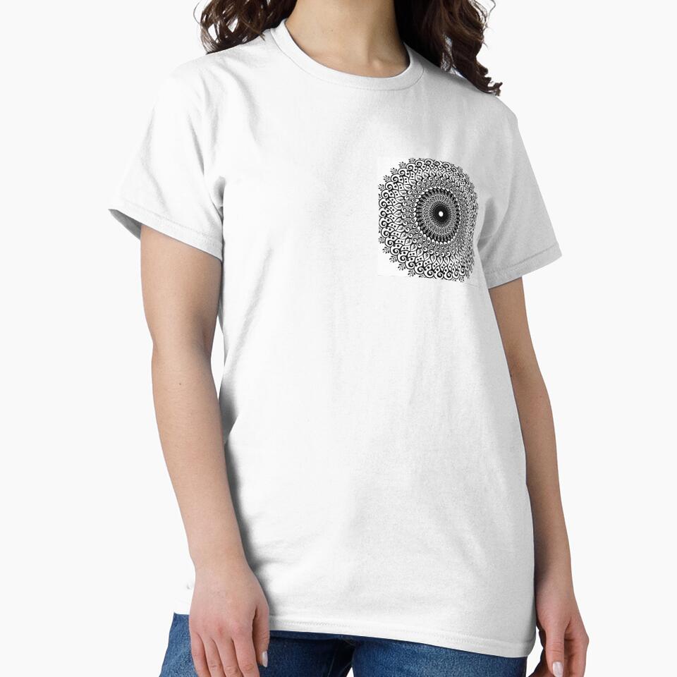mandala one side symmetry by Nojastudios