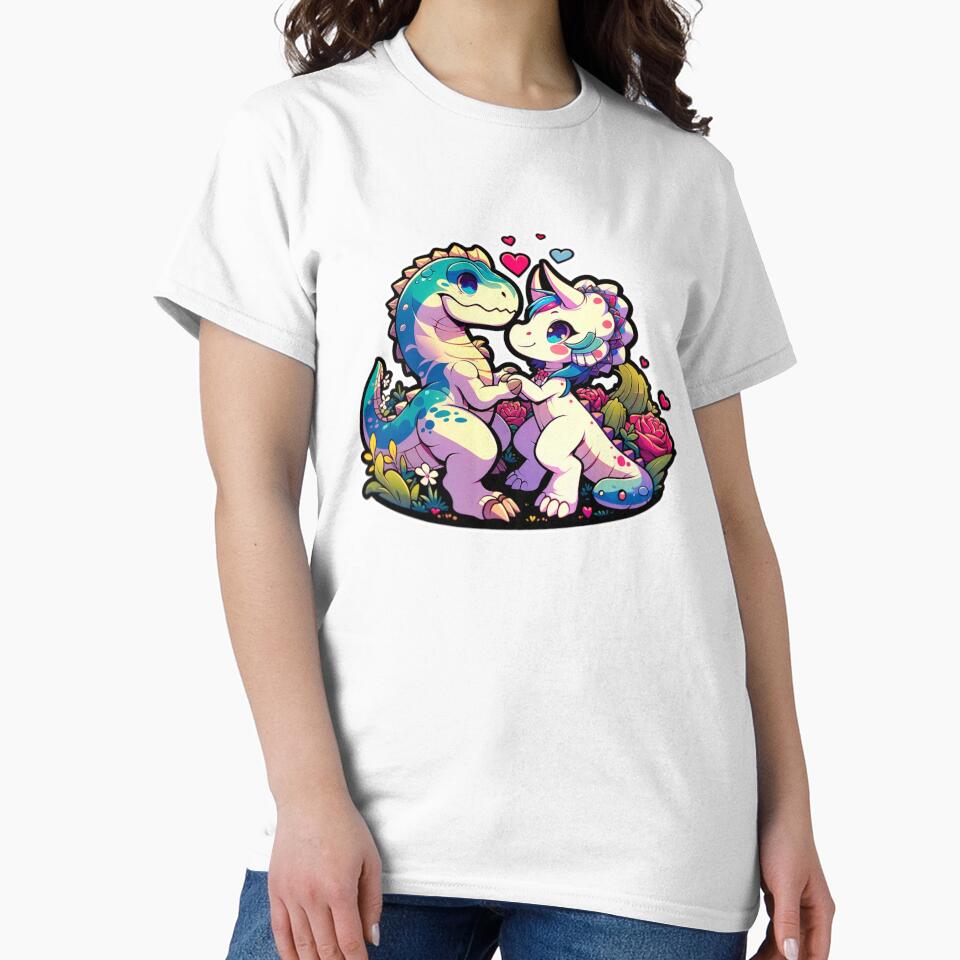 Dinosaur Couple Anime by Mekone