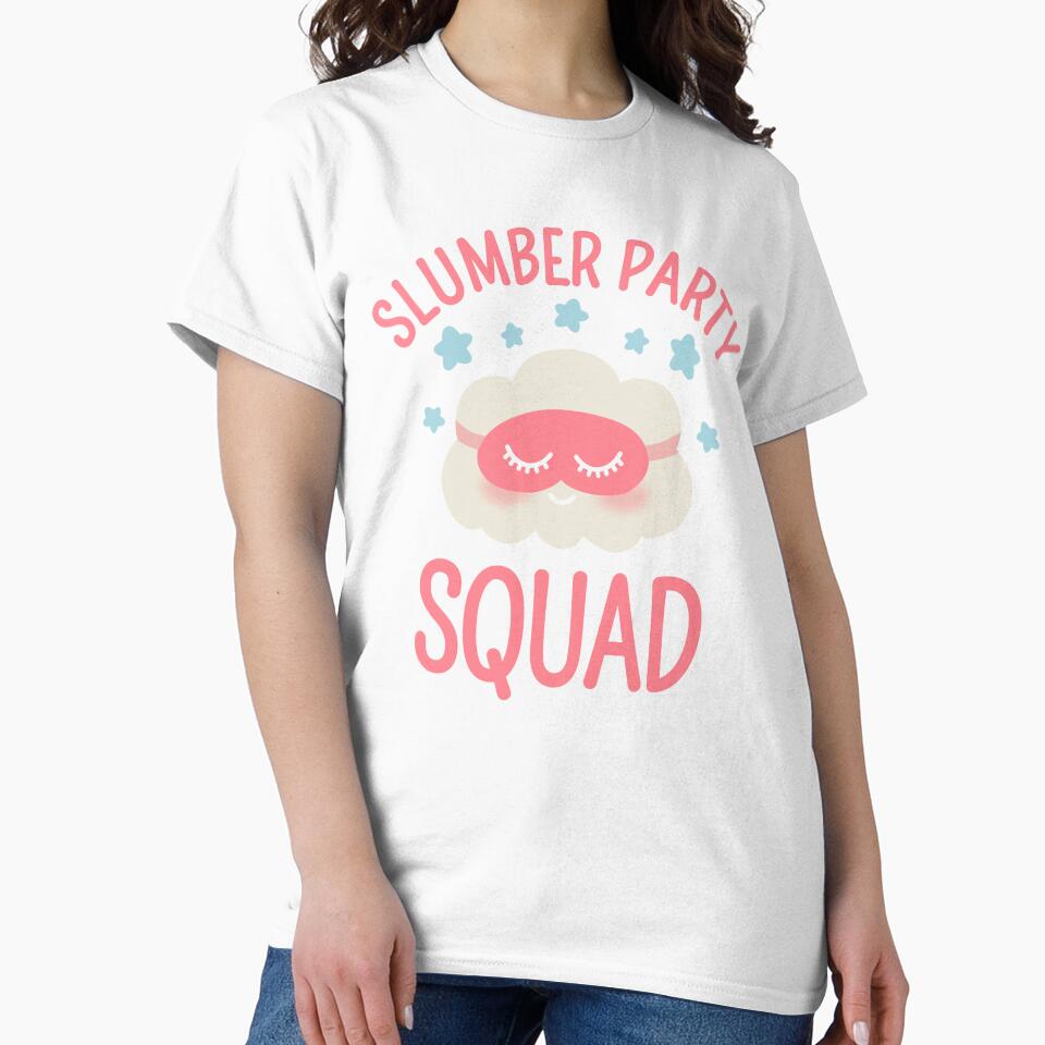 Slumber party Squad For Sleepover Party With Cloud and Stars by JokeGysen