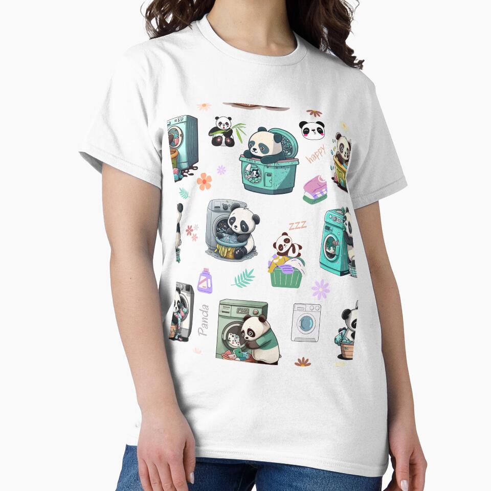 Cute Panda Colorful Pattern by lelixart