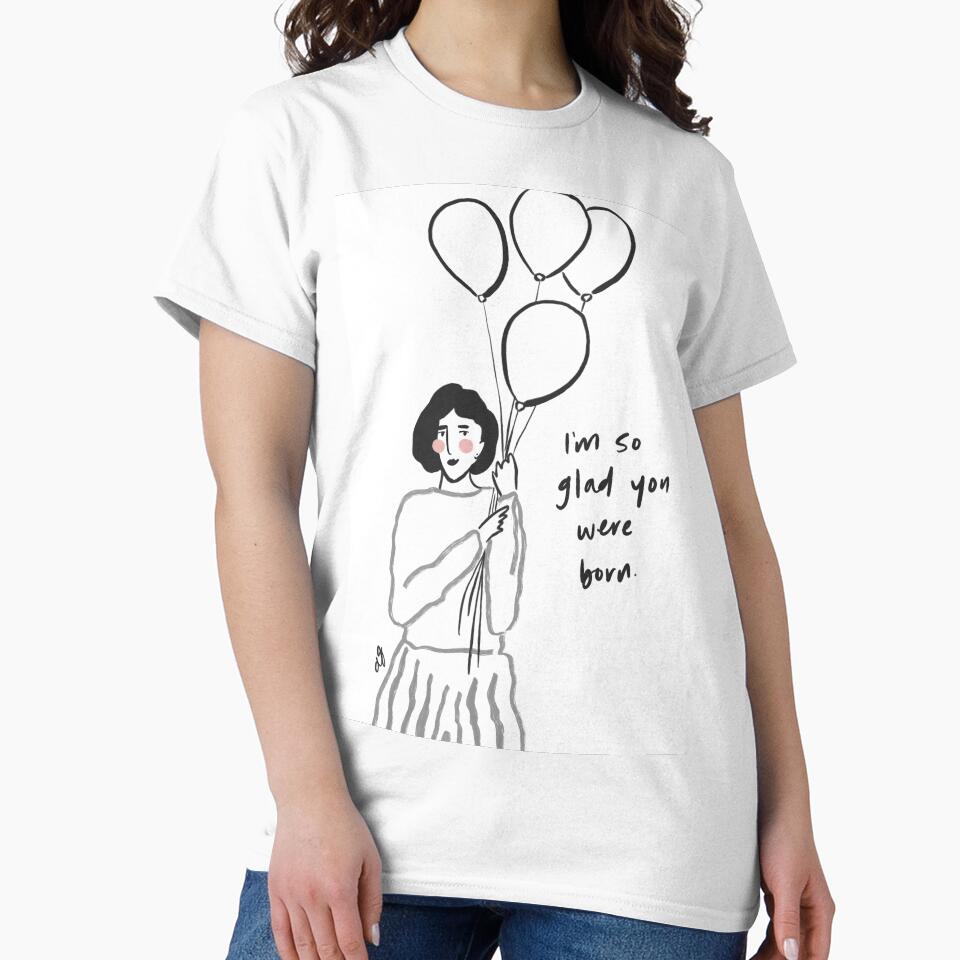 Black and White Woman Holding Balloons by ashgwaltney