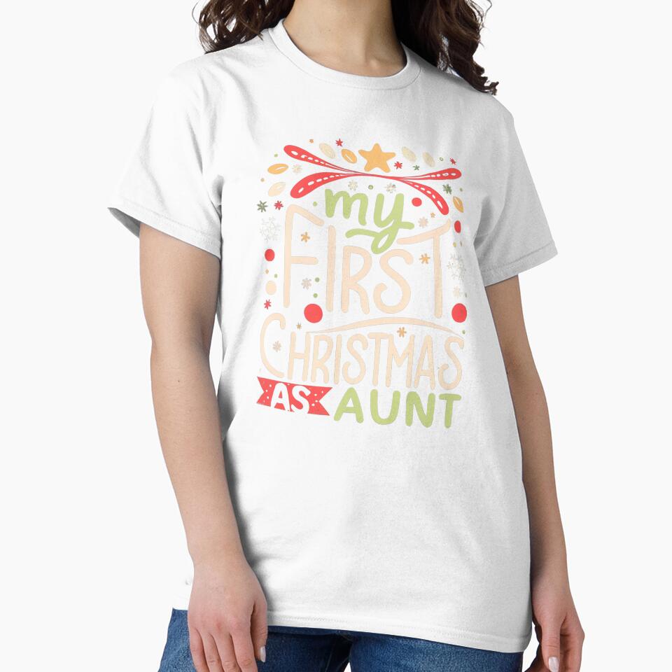 My First Christmas As Aunt by Itsheartshop