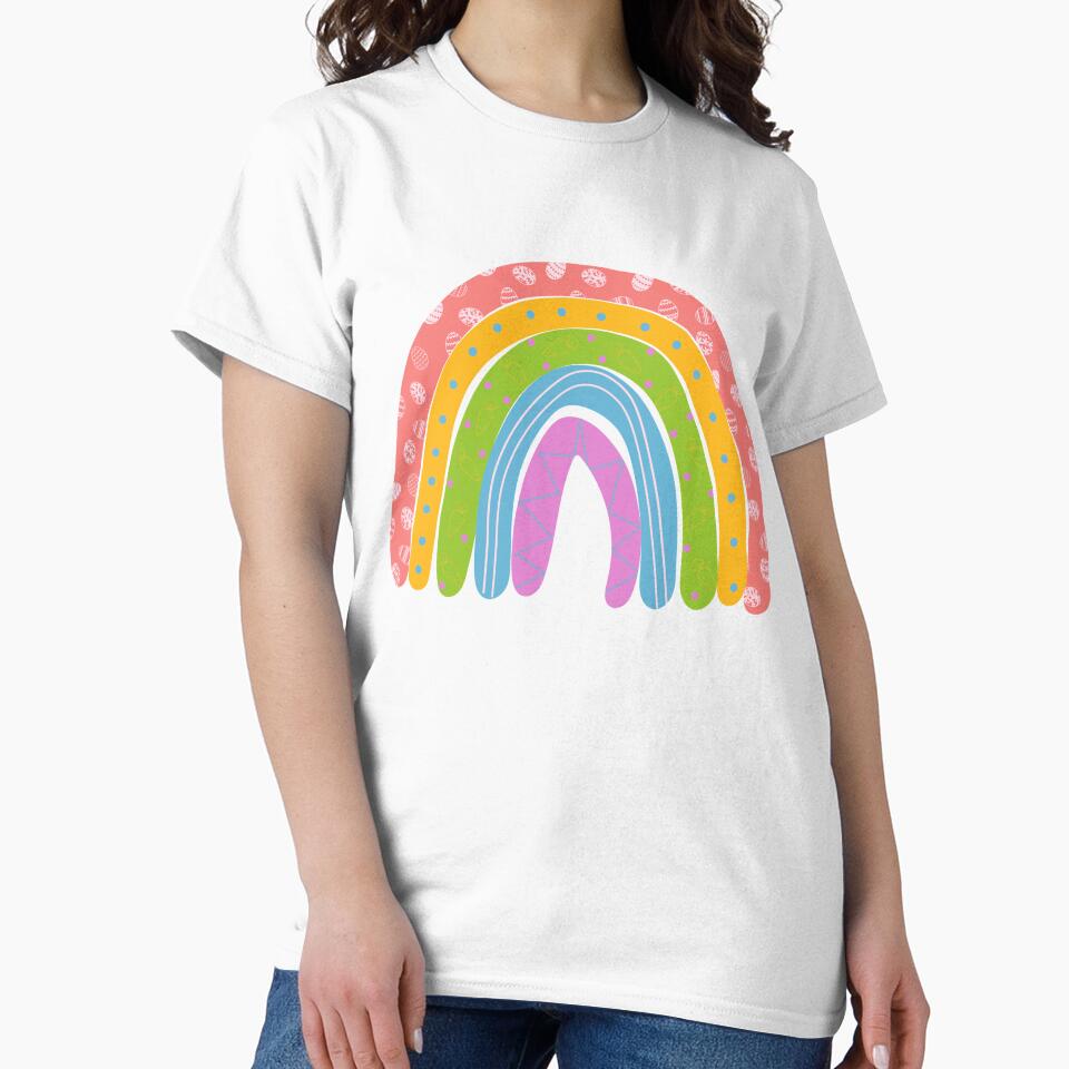 Rainbow Happy Easter Day Gift Idea by micreations