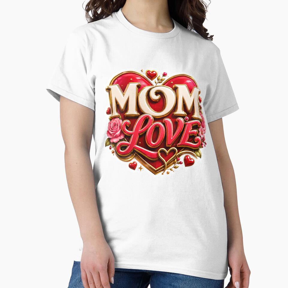 Love Mom  Cute Mother's Day by MR4me