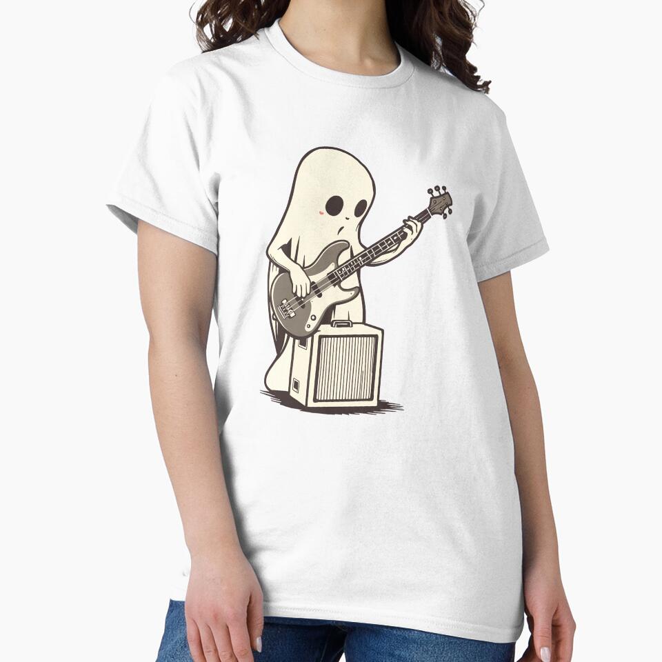 Ghostly Bass Player by Enigmaris