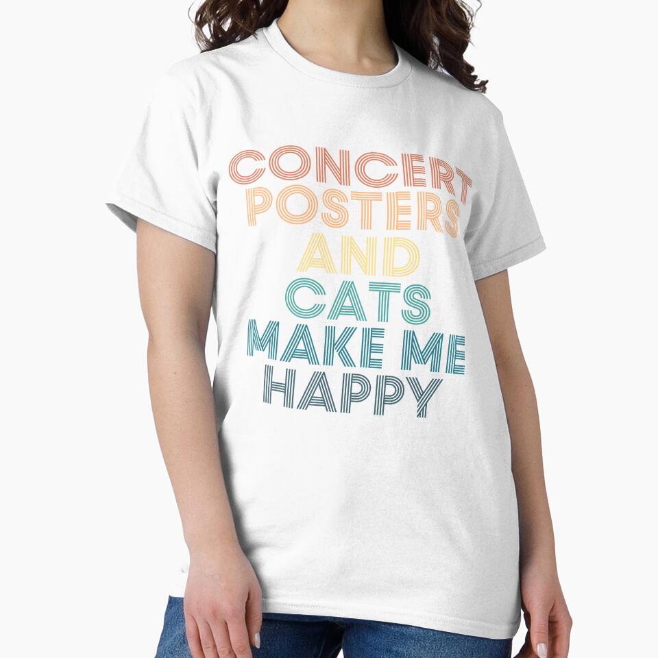 Concert Posters And Cats Make Me Happy by kindxinn