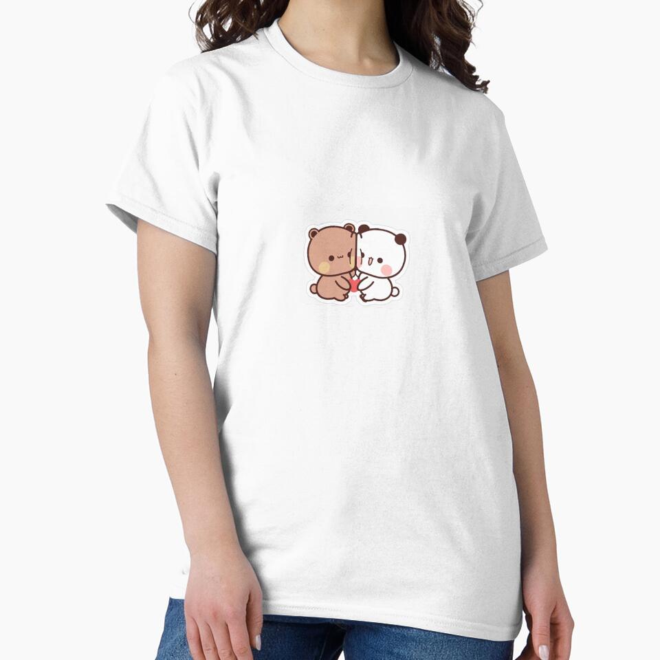 Cute Bear Couple Love Illustration by PixelVibe Art