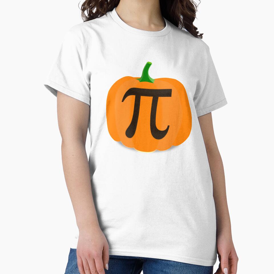 Pumpkin Pi Funny Math Science Teacher Pun Halloween design by nikkidawn74