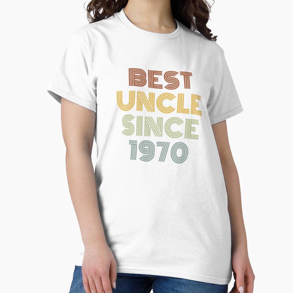 Best Uncle Since 1970 by Vanover Designs