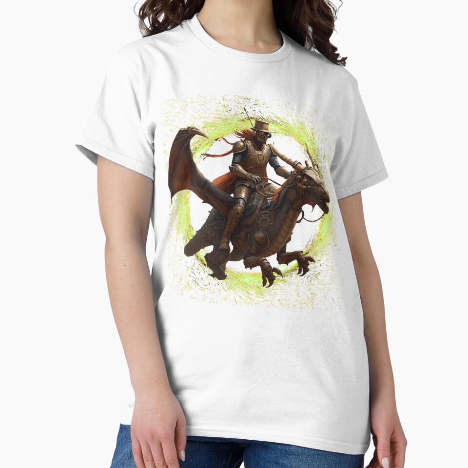 Traveling Cowboy sidekick dragon by BandGTees